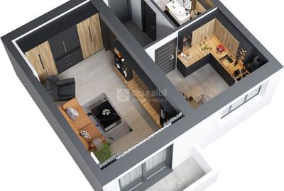 Proiect imobiliar inovator, locuinta smart, 1 camera - 4