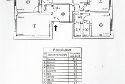 Apartament cu 4 camere decomandat în Teiul Doamnei