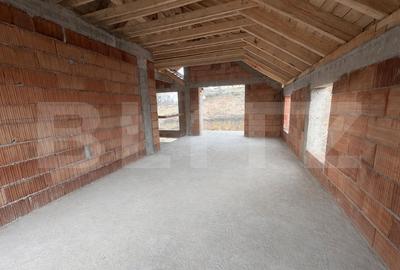 Casa premium semifinisata cu geam panoramic, garaj si teren 786mp - 7