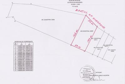 OCAZIE : INTRAVILAN com. MURIGHIOL - 19 euro/m.p. Deschidere Dunare  74 m. - 6