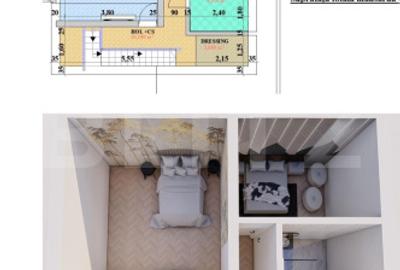Apartament 2 camere, 44mp  Rediu–Grădinița Kiki - 9