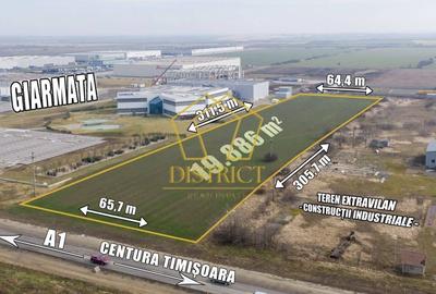 Teren Industrial - Comercial 2ha la soseaua principala | Giarmata - 1