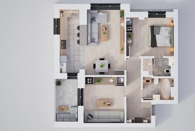 Apartament modern 3 camere, aproape de transport public - 6