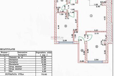 3 Camere | 77 MP | Pipera | Parcare | 4City North | Centrală | Mobilat - 15