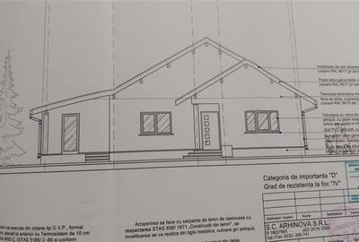 Casa noua de vanzare: 4 camere, 2 bai - loc. Dumesti | 500 mp teren | 128.000 eu - 2