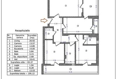 3 Camere Apartament nZEB Panouri Fotovoltaice / Geam Baie / Finalizat - 3