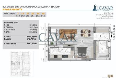 Garsonieră decomandată în Brâncoveanu