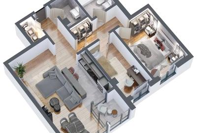 Bloc Nou Lidl Dacia, apartament 3 camere 83 mp, 172.900 euro - pret PROMOTIONAL - 6