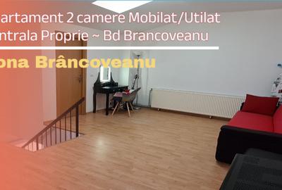 Apartament cu 2 camere semidecomandat, mobilat în Brâncoveanu