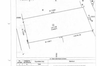 Exclusivitate teren  Costinesti  1845 mp zona Golful Francezului randu 1 - 2
