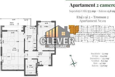 Apartament cu 2 camere decomandat în Theodor Pallady