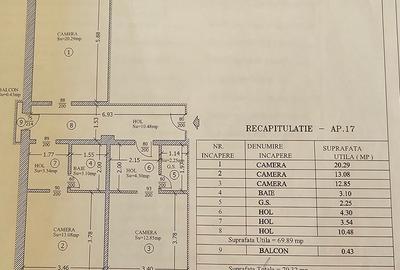 Vanzare apartament 3 camere, bloc cu acoperis, parcare, zona Buna Vestire - 36