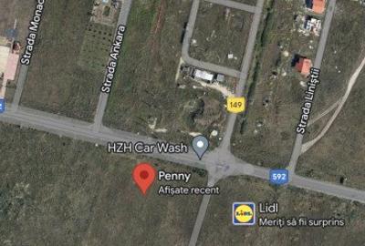 Teren 11800 mp cu front de 50 ml, Mosnita Noua langa Penny - ID V4786 - 1