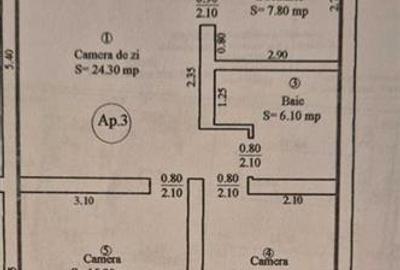 Apartament cu 3 camere si curte de 105 mp in Cartierul Arhitectilor - 12