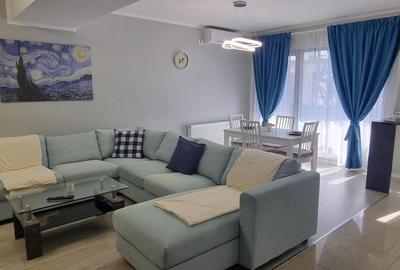 Apartament cu 2 camere semidecomandat, mobilat în Central