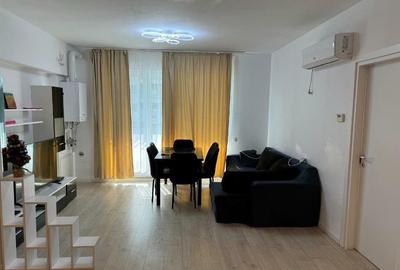 Apartament cu 2 camere semidecomandat, mobilat în Pipera