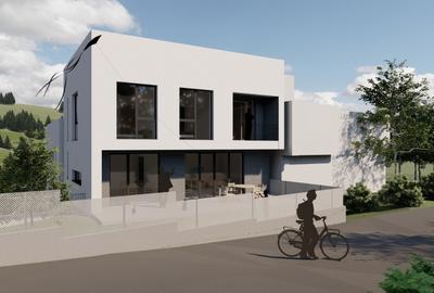 Duplex semifinisat cu view,  123 mp,  teren 226 mp, zona Stejarului - 3