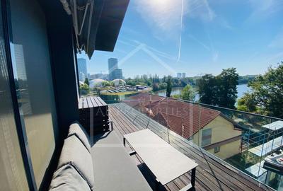 Apartament cu 5 camere semidecomandat, mobilat în Herăstrău