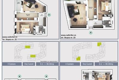 Apartament 2 camere Uverturii /Militari 60 mp decomandat - 20