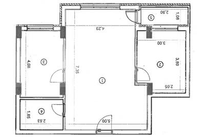 Apartament 3 camere, 59.20 mp, etaj intermediar, zona Valea Garboului - 6