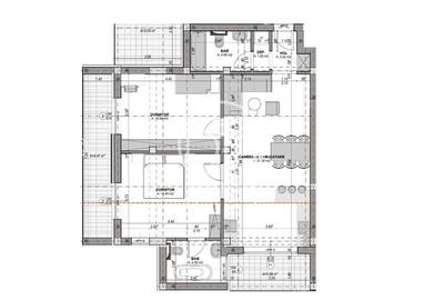 Apartament cu 3 camere 2 bai loc privat de parcare 72mp utili Turnisor - 4