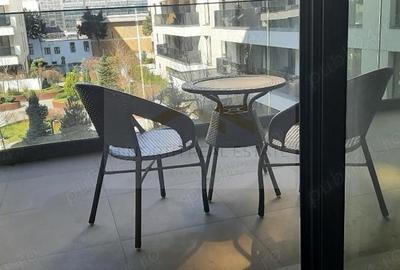 Apartament de închiriat 2 camere Nusco City Pipera | Vedere către grădina - 10