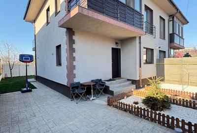 Vila tip duplex semimobilat si utilat - 4 camere - 2 bai - pod - beci - 2