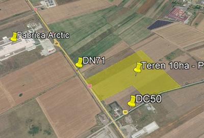 Teren industrial 10ha | Ulmi langa Arctic | PUZ-AC - 3