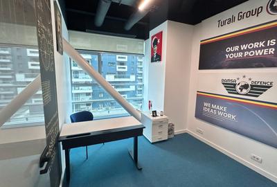 Birou privat premium (până 3 persoane, cu lumină naturală, la Supertree Pipera) - 1