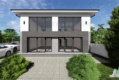 Cladire 240mp cu 2 spatii comerciale la inchiriat in centru Domnesti - 9