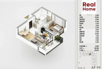 4 Camere DUPLEX Premium Izolatie Fonica Pallady STB 8 Min Predare 2025 - 7