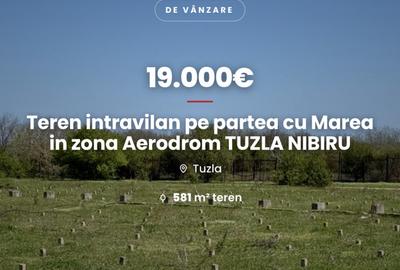 Teren intravilan pe partea cu Marea in zona Aerodrom TUZLA NIBIRU Costinesti - 1