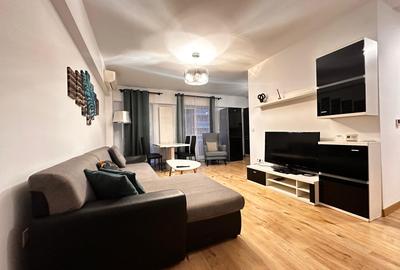 Apartament cu 3 camere semidecomandat, mobilat în Barbu Văcărescu