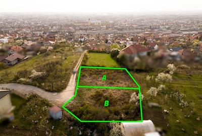 RECO Teren intravilan in Oradea zona dealuri cu panorama 1500mp - 1