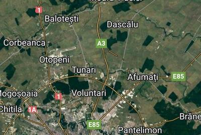 Vanzare 2000 mp, sau 3000 mp sau 5000 mp teren in Gradistea cu acces dinspre A3 - 9