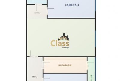 Apartament 3 camere | Etaj intermediar| 40mpu | P-ța Hermes Gheorgheni - 12