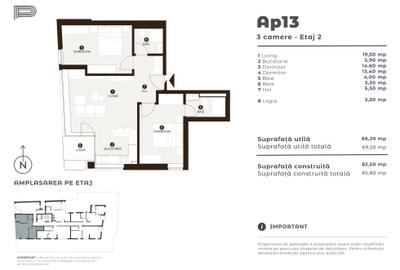 3 Camere, bloc nou Timpuri Noi/ Design Premium/ T3 2026 - 11