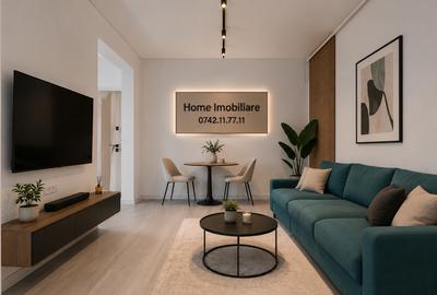 Studio 44mp premium luminos cu terasa si dormitor si incalzire pardoseala - 2