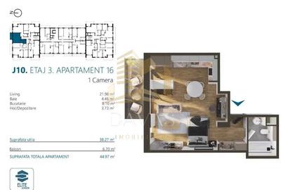 Apartament semifinisat de vânzare | Elite Junior | Fabricii | Oportunitate - 3