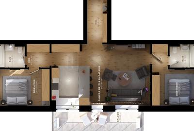 REA1029139 Tunari Sunlight Residence 3 Camere Modern - 9