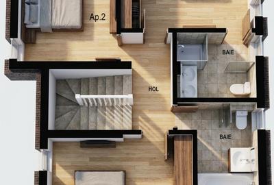 Duplex cu 5 camere în Florești
