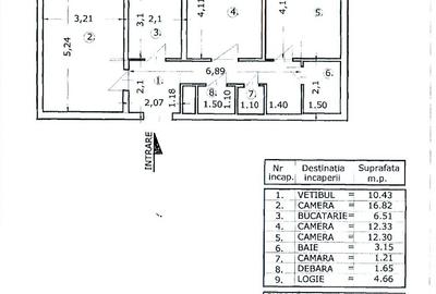 3 camere decomandat, Colentina 43, bloc izolat termic, 70 mp, proprietar - 12
