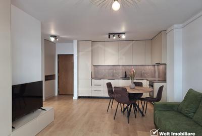 Apartament cu 2 camere semidecomandat, mobilat în Florești