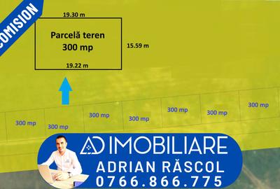 Teren agricol extravilan de 300 mp, în 9 Mai