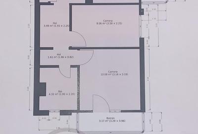 Lipovei 3 cam decomandat 2 balcoane Centrala gaz - 10