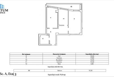 Tomis Nord - Vanzare apartament decomandat cu 2 camere, bloc nou. - 8