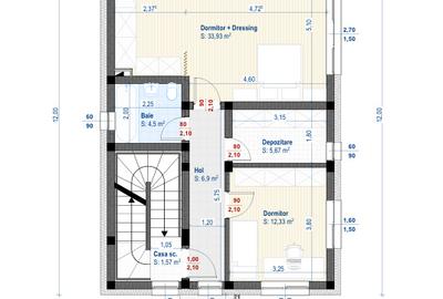 Teren autorizat casa individuala P+1 Floresti IL Milanese - 3