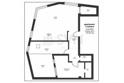 REA1026949 3 Camere - 103 mp utili - bloc premium 2026 - 12