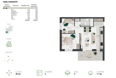 Apartament nou, bloc nZEB, zona de Nord - 24