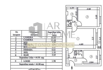 Apartament 2 camere, mobilat, in Ploiesti, zona Nord. - 4